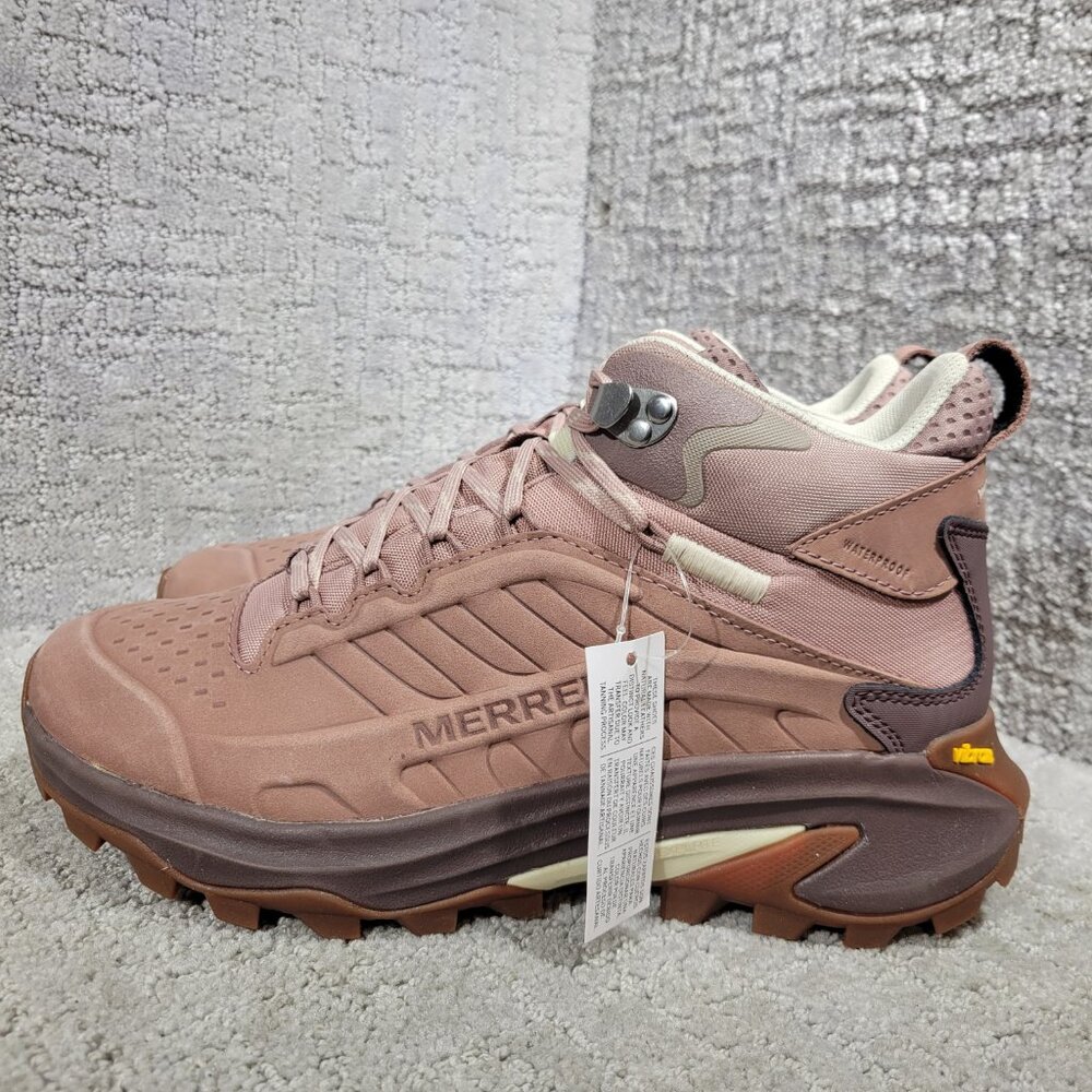 Merrell Moab Speed 2 Women's 9.5 Rose Leather Waterproof Hiking Boots J038220